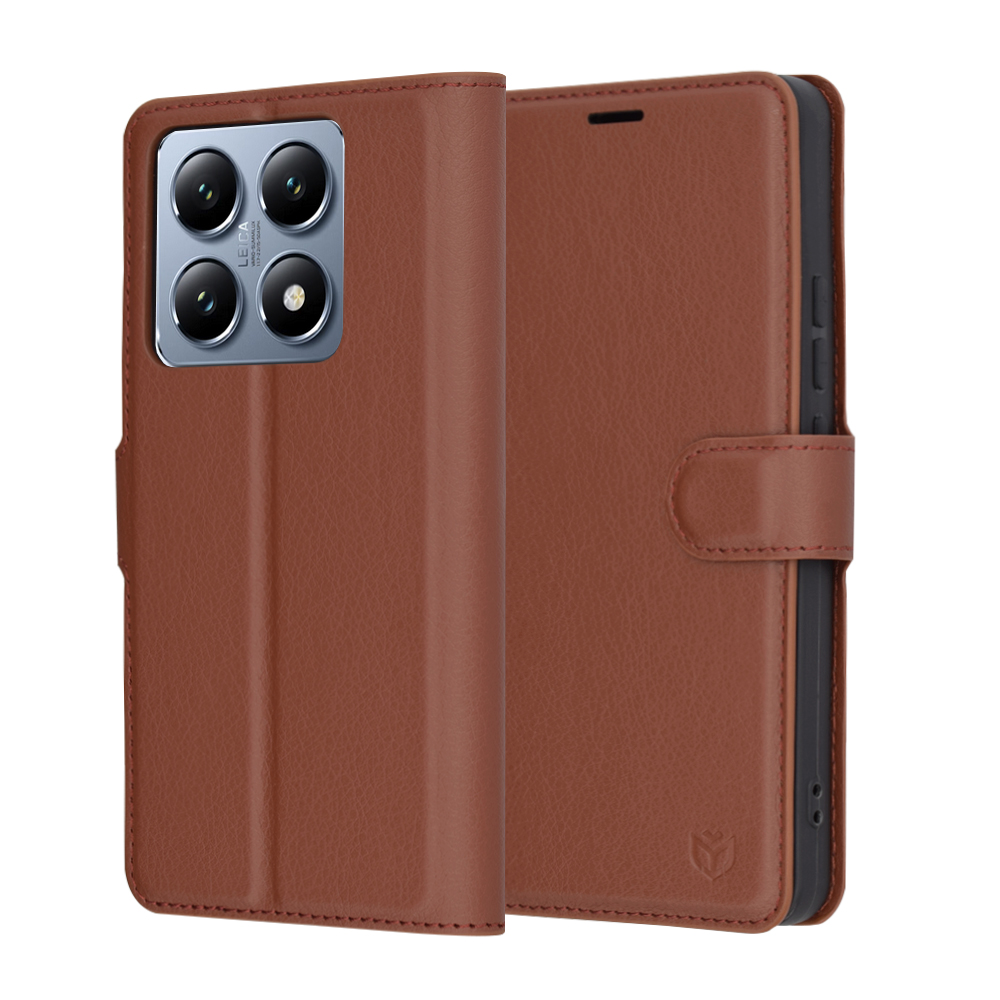 Калъф за Xiaomi 14T Pro - Techsuit Leather Folio - Кафяв