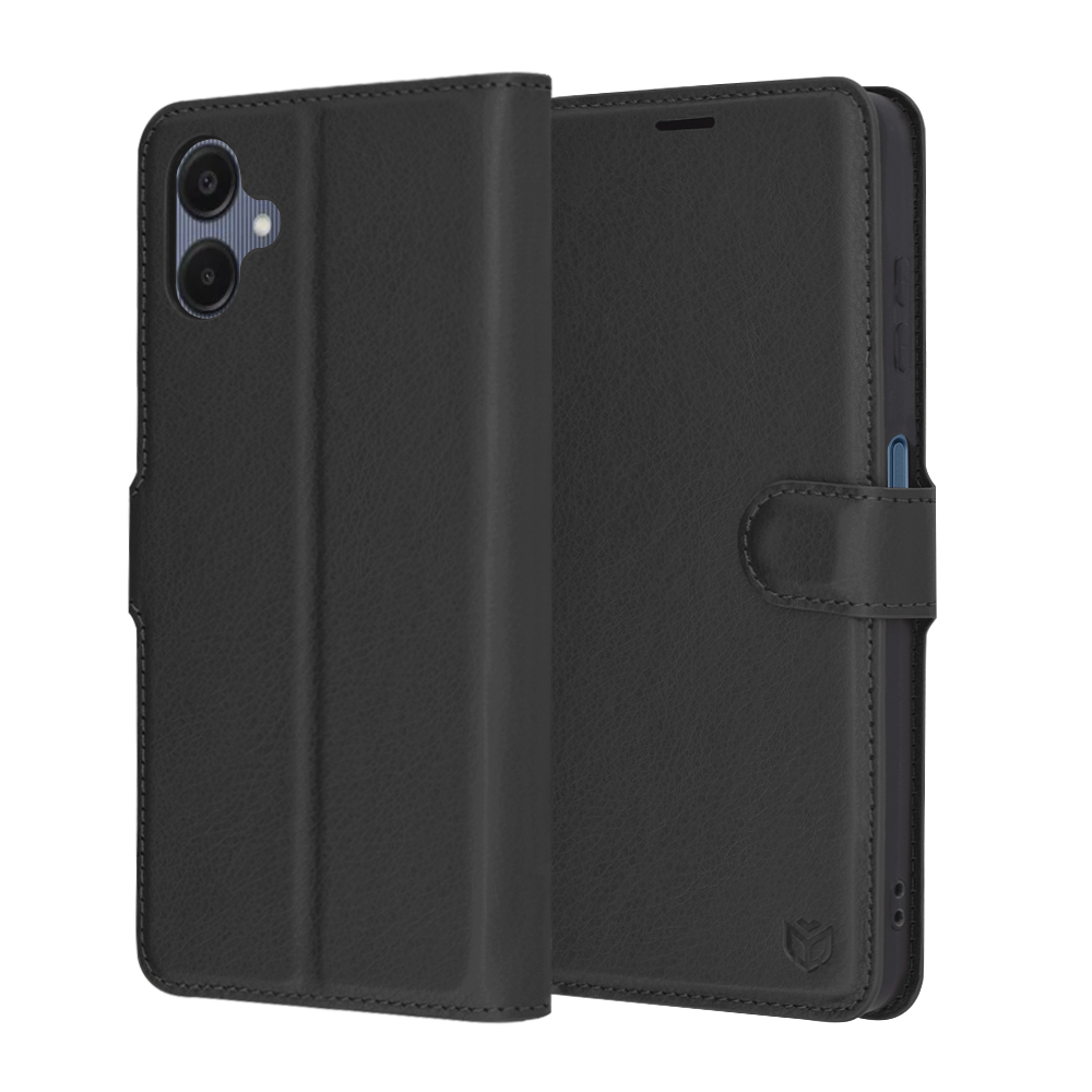 Калъф за Samsung Galaxy A06 4G - Techsuit Leather Folio - Черен