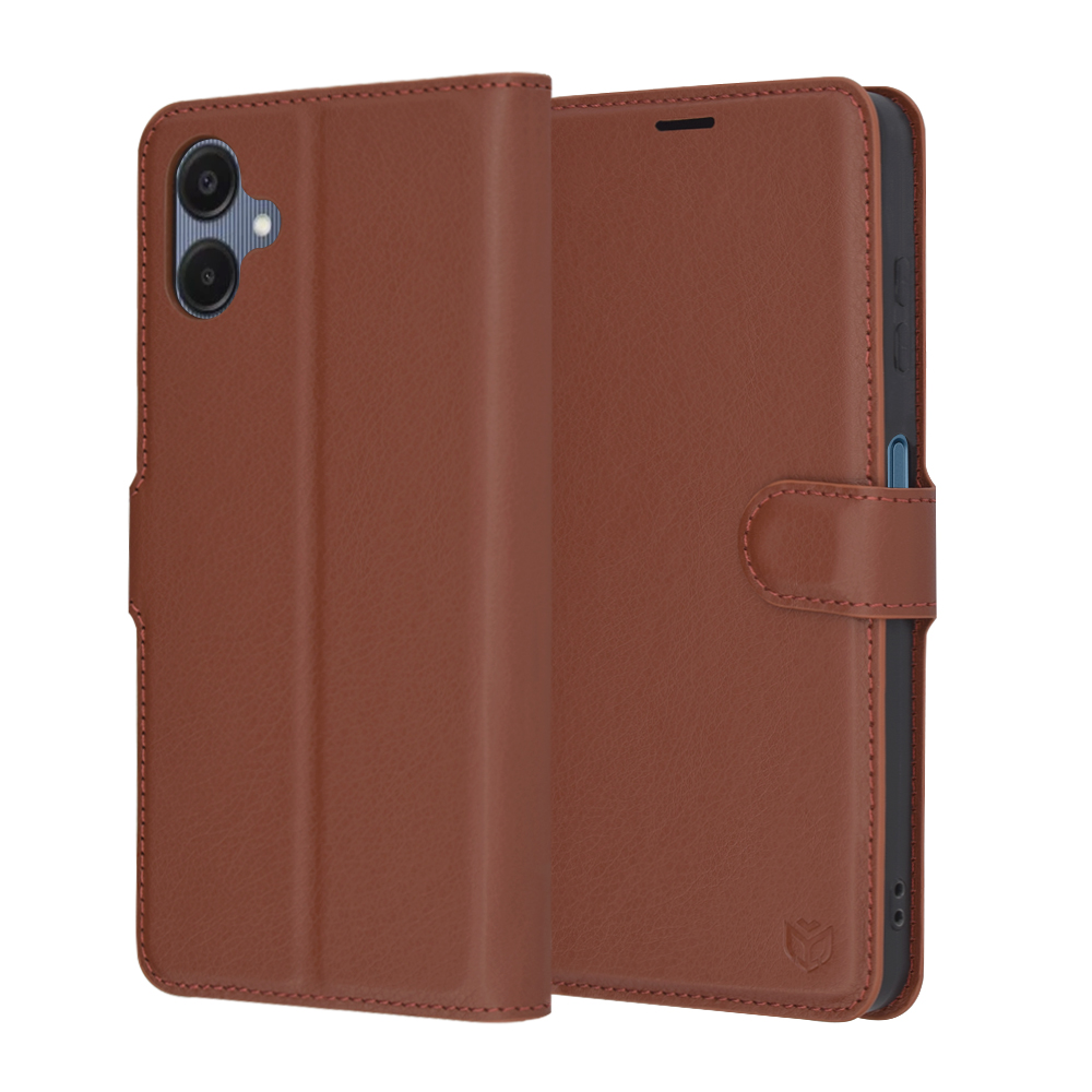 Калъф за Samsung Galaxy A06 4G - Techsuit Leather Folio - Кафяв