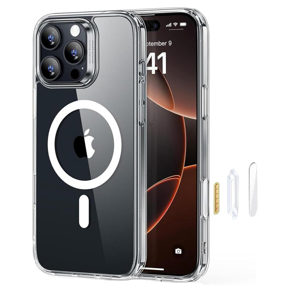 Калъф за iPhone 16 Pro - ESR Classic Classic Hybrid HaloLock - Прозрачен