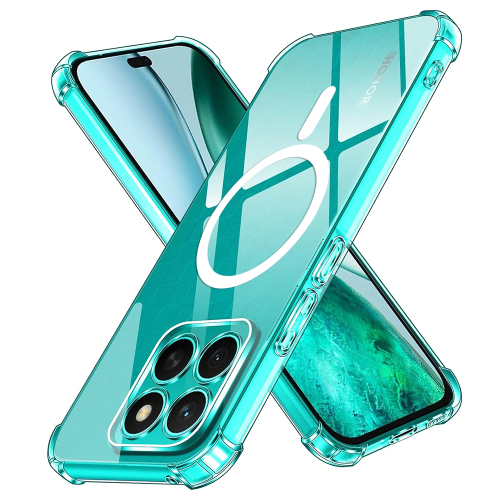 Калъф за Honor X8c - Techsuit Shockproof Прозрачен Silicone MagSafe - Прозрачен