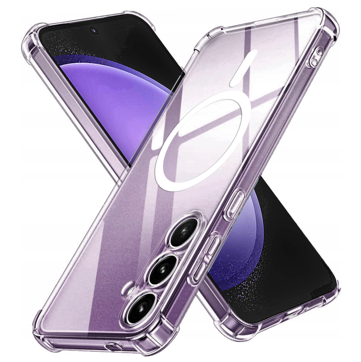 Калъф за Samsung Galaxy S23 FE - Techsuit Shockproof Прозрачен Silicone MagSafe - Прозрачен