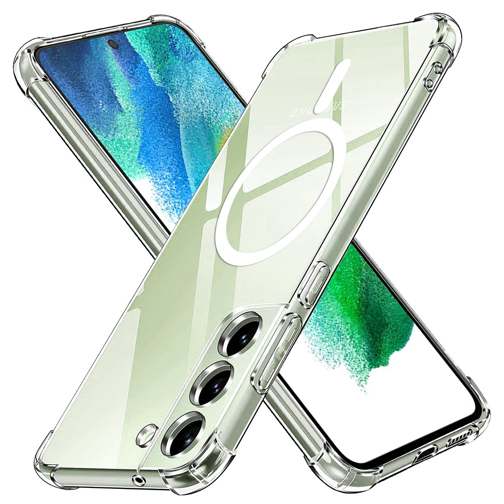 Калъф за Samsung Galaxy Galaxy S21 FE 5G - Techsuit Shockproof Прозрачен Silicone MagSafe - Прозрачен