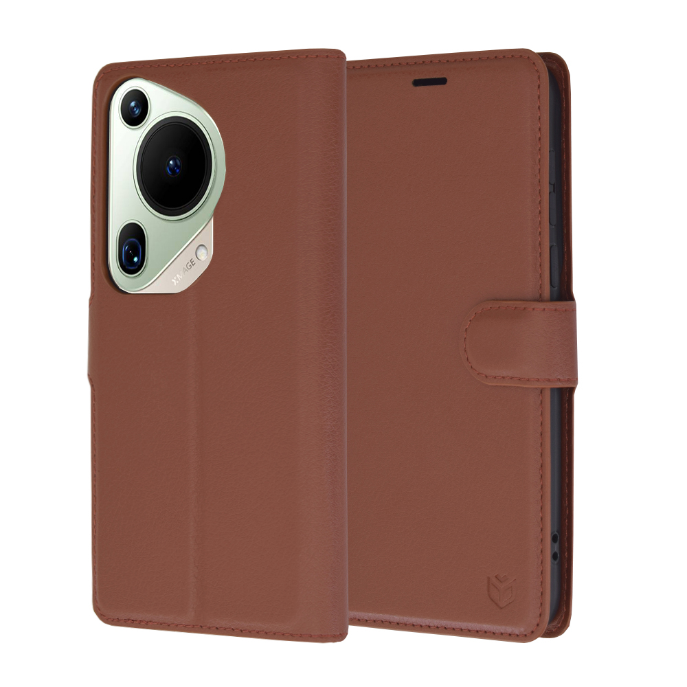 Калъф за Huawei Pura 70 Ultra - Techsuit Leather Folio - Кафяв