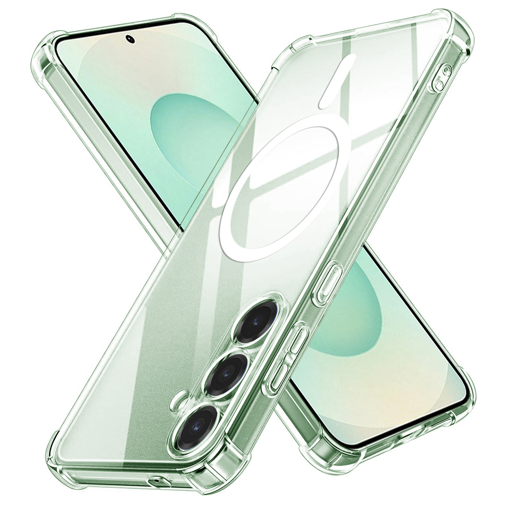 Калъф за Samsung Galaxy S25 Plus - Techsuit Shockproof Прозрачен Silicone MagSafe - Прозрачен