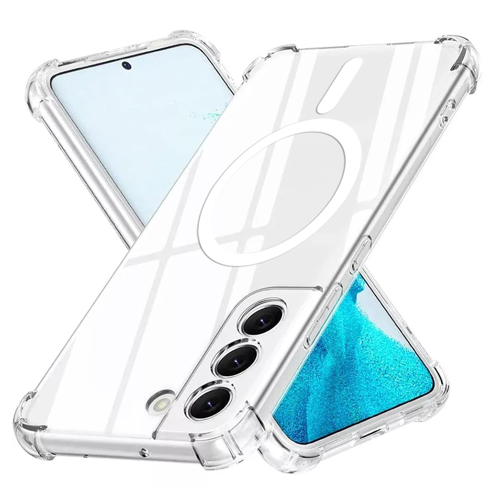 Калъф за Samsung Galaxy S22 5G - Techsuit Shockproof Прозрачен Silicone MagSafe - Прозрачен