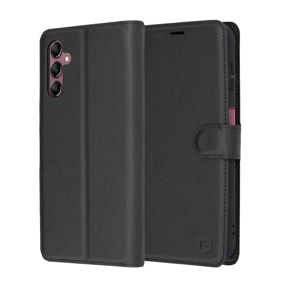 Калъф за Samsung Galaxy A14 4G / A14 5G - Techsuit Leather Folio - Черен