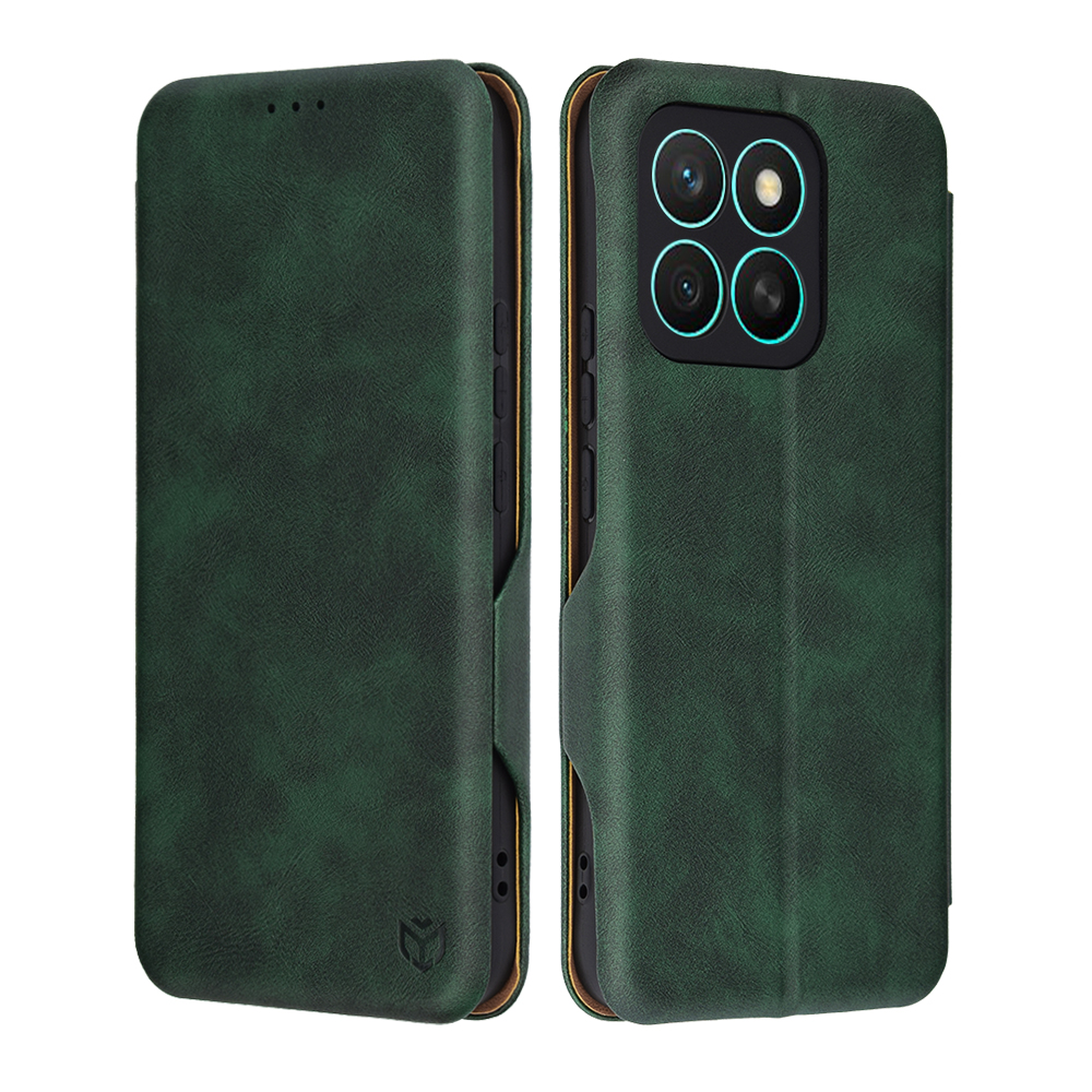 Калъф за Honor X8c - Techsuit Safe Wallet Plus - Зелен