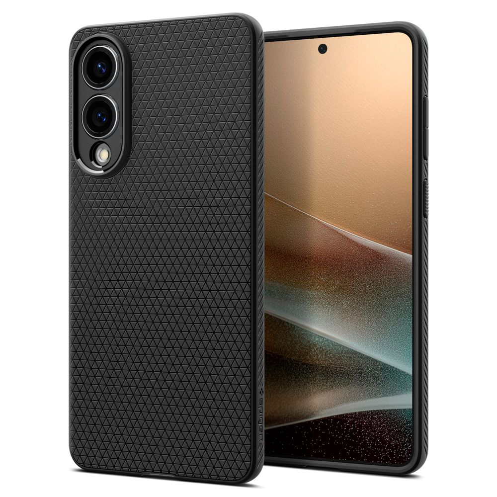 Калъф за Samsung Galaxy S25 Edge - Spigen Liquid Air (ACS09420) - черен мат