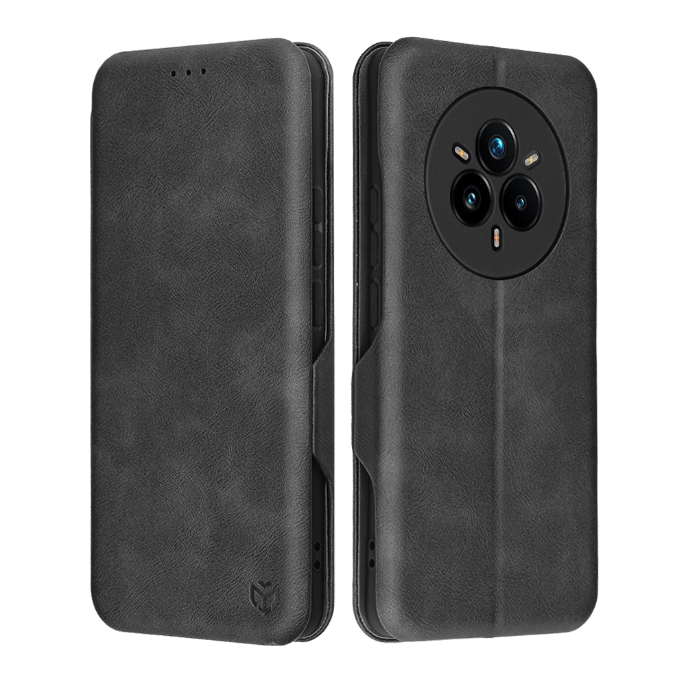 Калъф за Realme 14 Pro+ - Techsuit Safe Wallet Plus - Черен