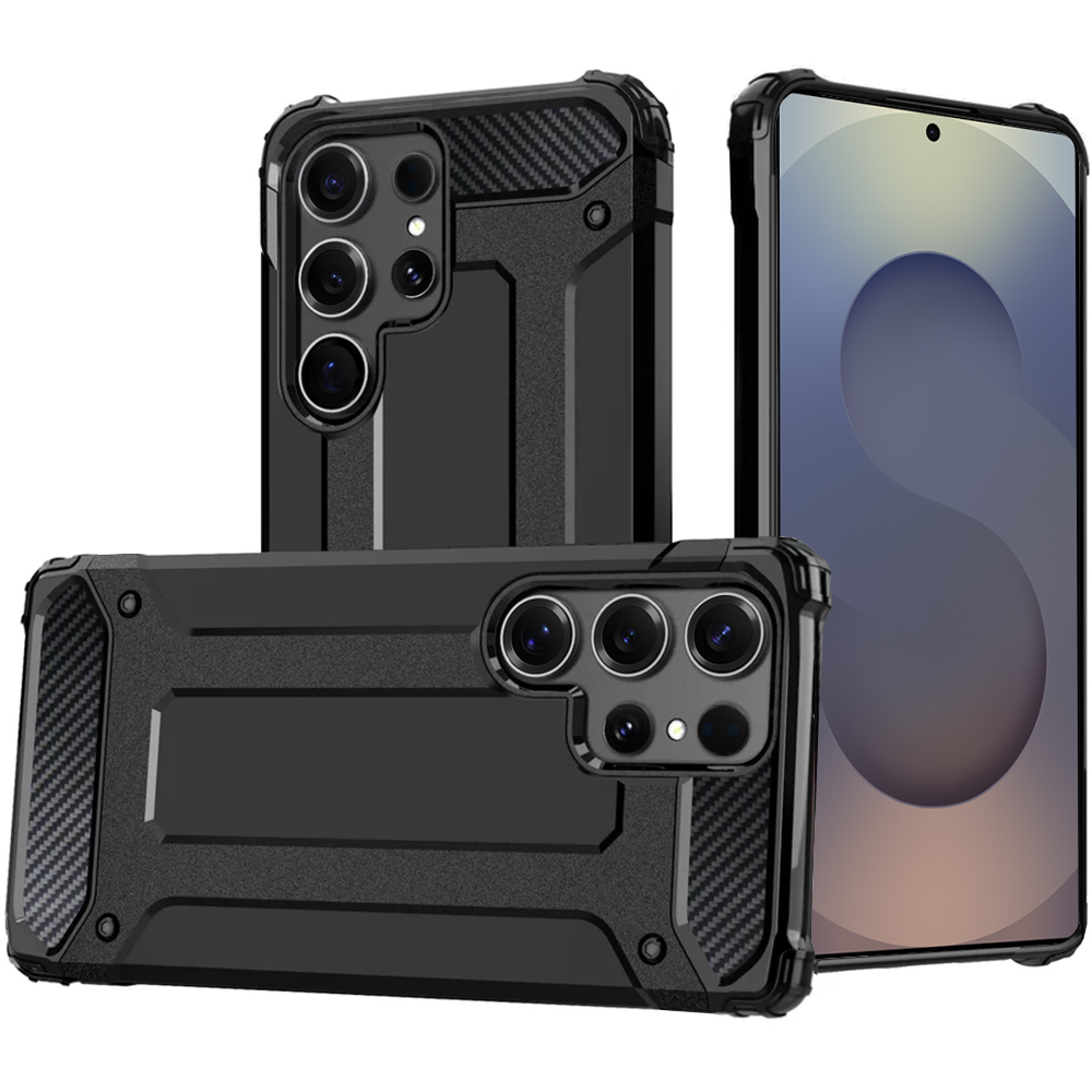 Калъф за Samsung Galaxy S25 Ultra - Techsuit Hybrid Armor - Черен