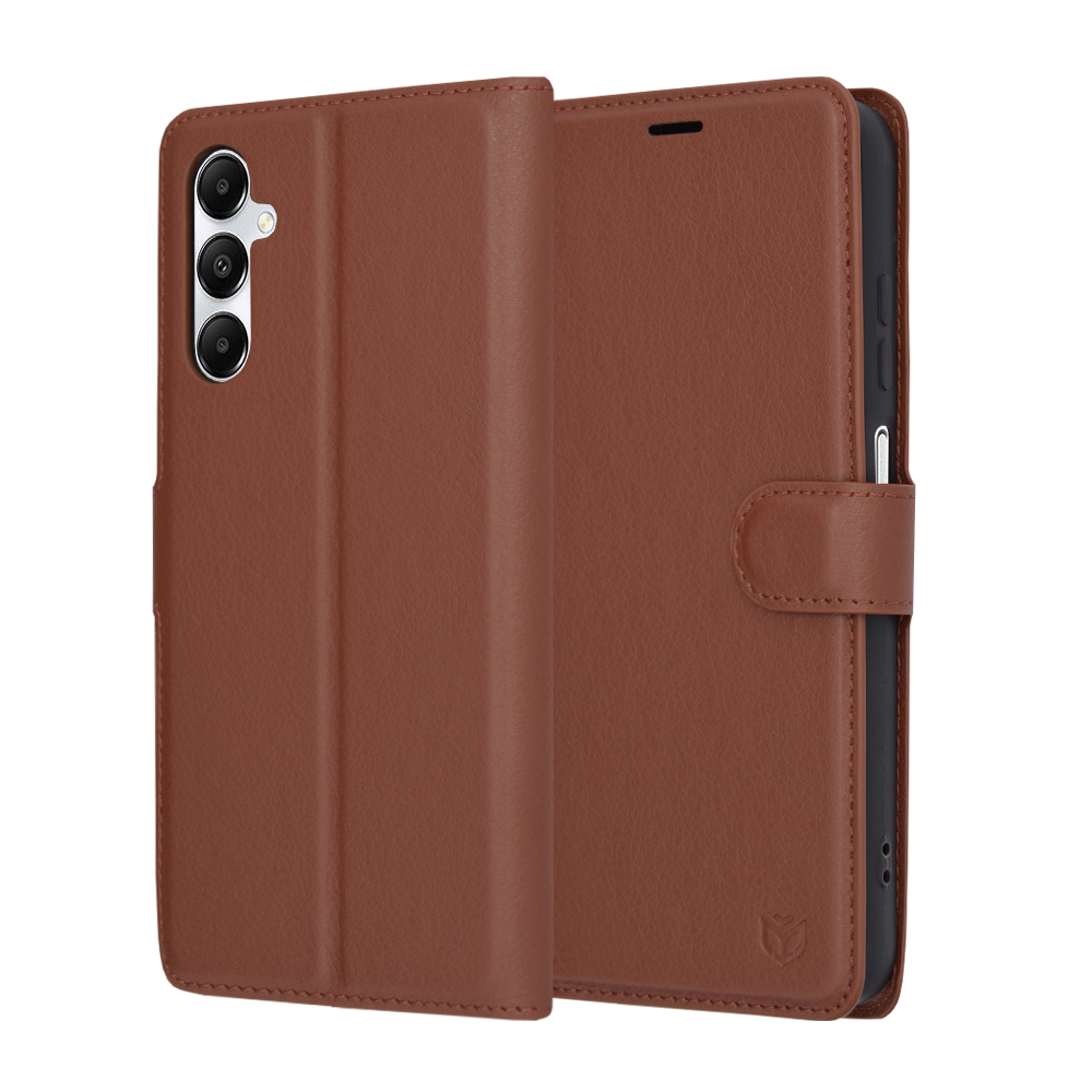Калъф за Samsung Galaxy A05s - Techsuit Leather Folio - Кафяв
