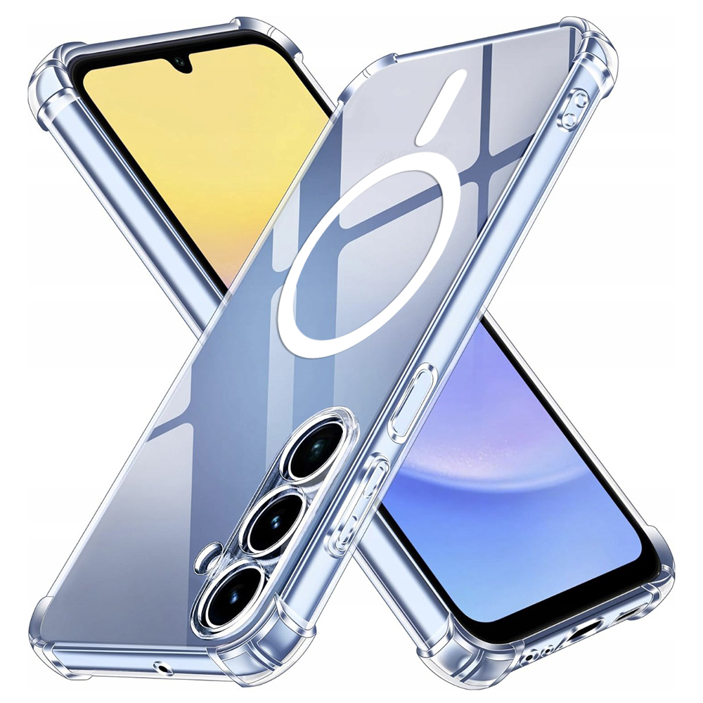 Калъф за Samsung Galaxy A15 4G / A15 5G - Techsuit Shockproof Прозрачен Silicone MagSafe - Прозрачен