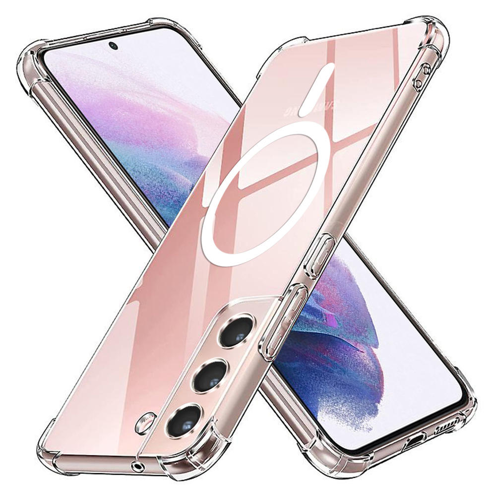 Калъф за Samsung Galaxy Galaxy S21 Plus 5G - Techsuit Удароустойчив Прозрачен Силиконов MagSafe - Прозрачен