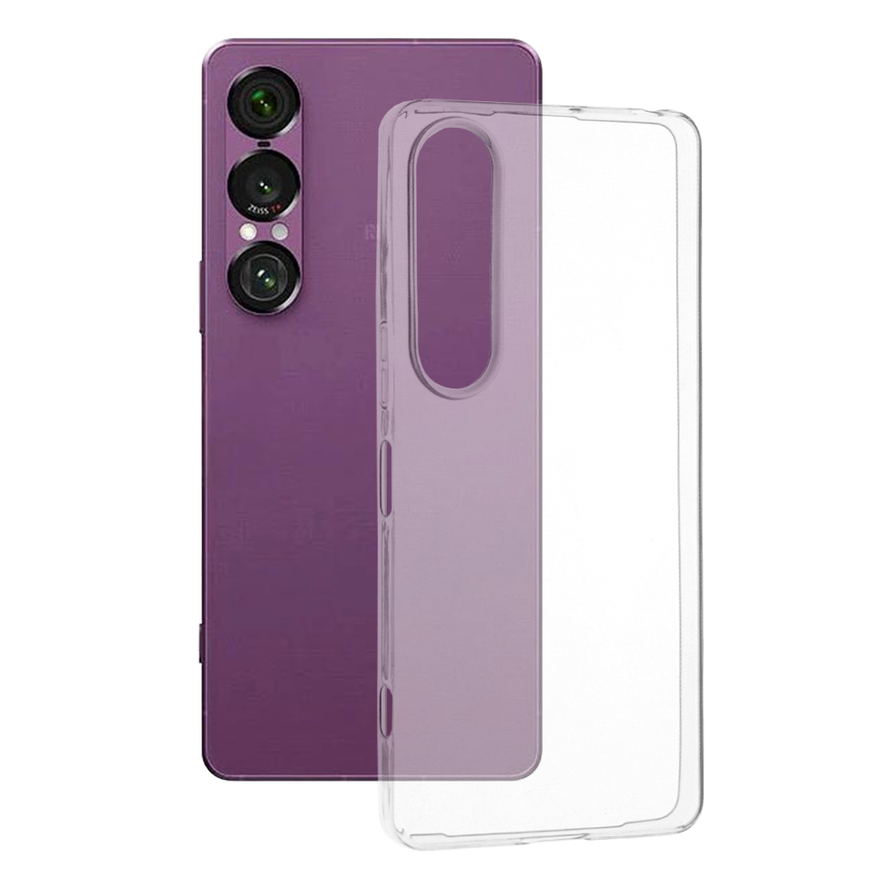 Калъф за Sony Xperia 1 VII - Techsuit Прозрачен Silicone - Прозрачен