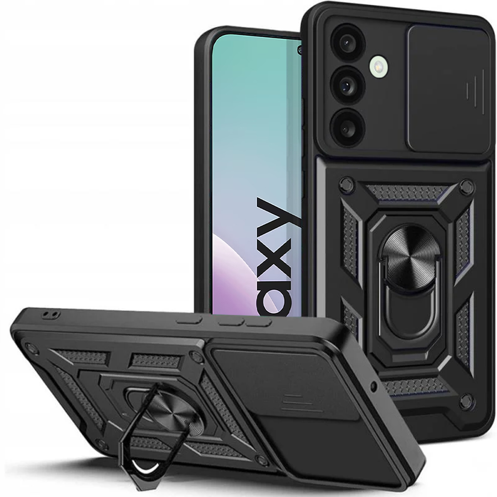 Калъф за Samsung Galaxy M56 - Techsuit CamShield Series - Черен
