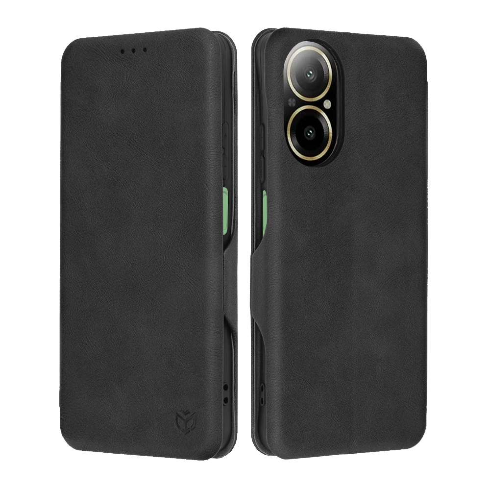 Калъф за Realme C67 4G - Techsuit Safe Wallet Plus - Черен