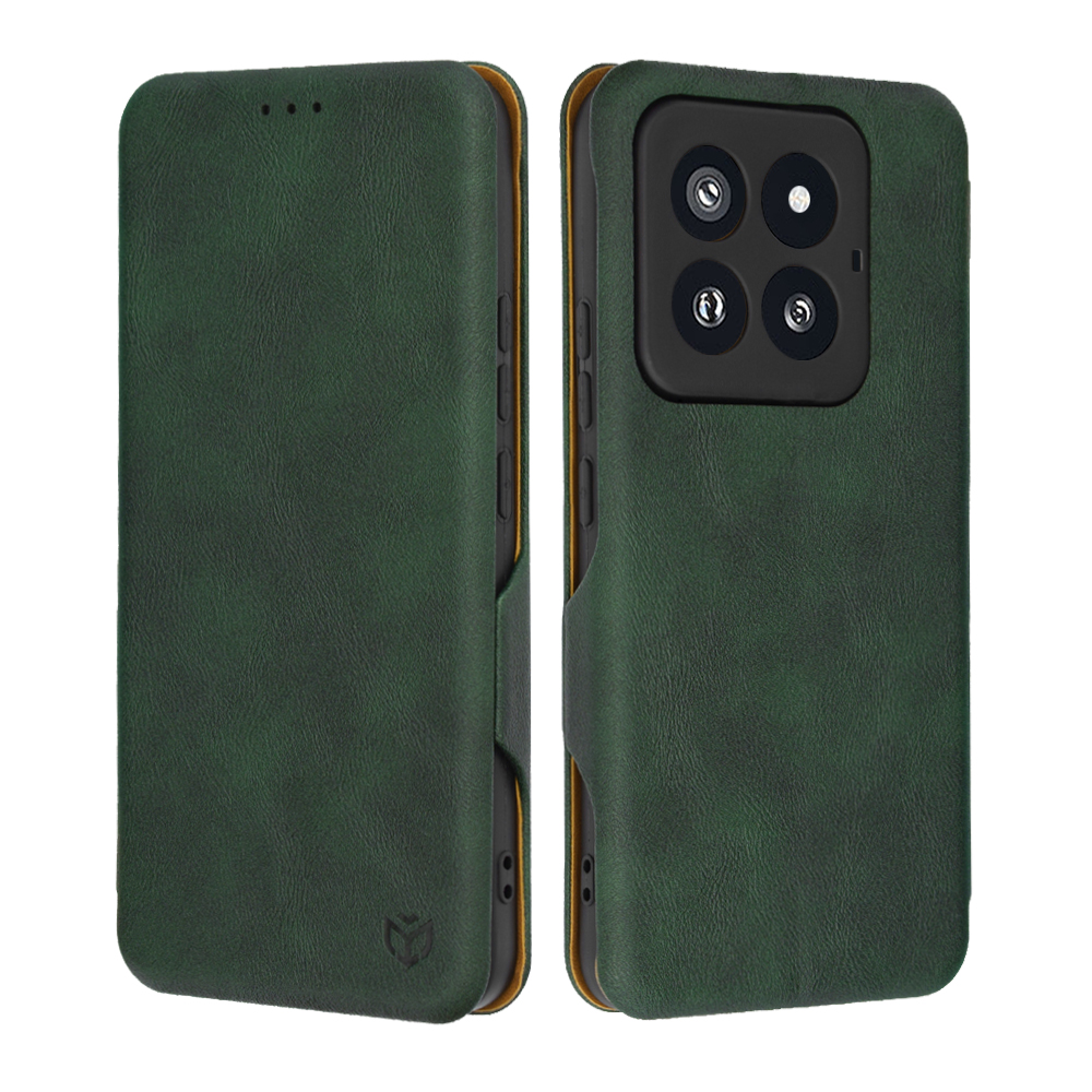 Калъф за Xiaomi 14 Pro - Techsuit Safe Wallet Plus - Зелен