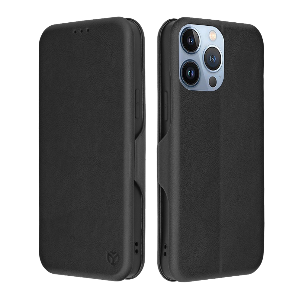 Калъф за iPhone 13 Pro Max Techsuit Safe Wallet Plus, черен