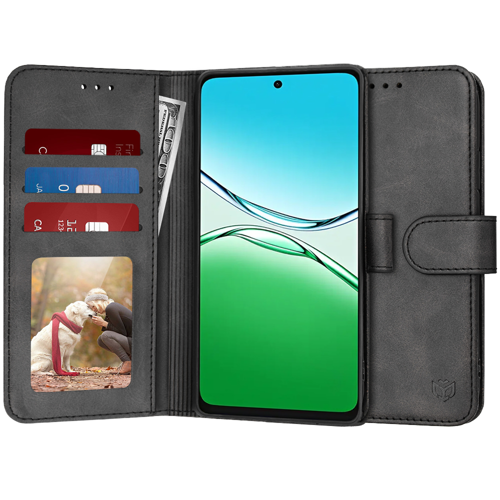 Калъф за Oppo A5 Pro 4G / A5 Pro 5G - Techsuit Diary Book - Черен