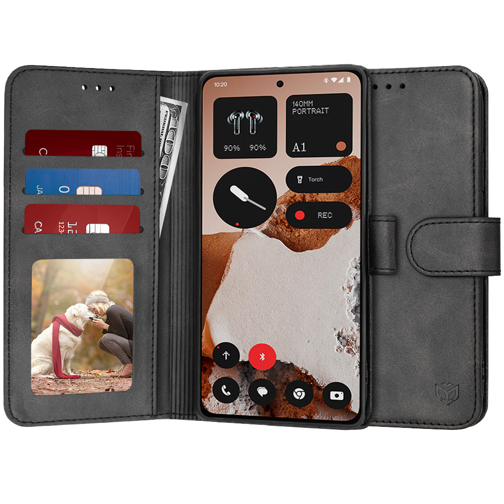 Калъф за нищо CMF Phone 2 Pro - Techsuit Diary Book - Черен
