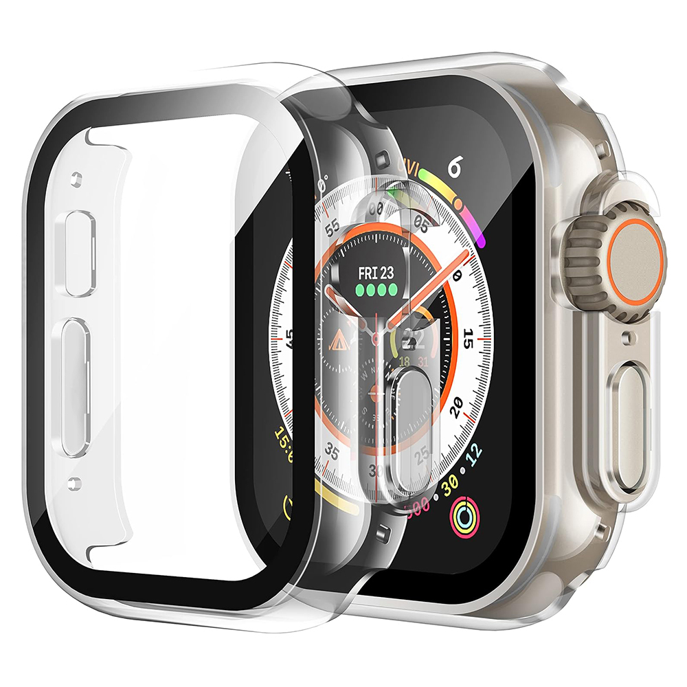 Калъф за Apple Watch Ultra / Ultra 2 / Ultra 3 + калъф - Techsuit Defense360 Pro - Прозрачен