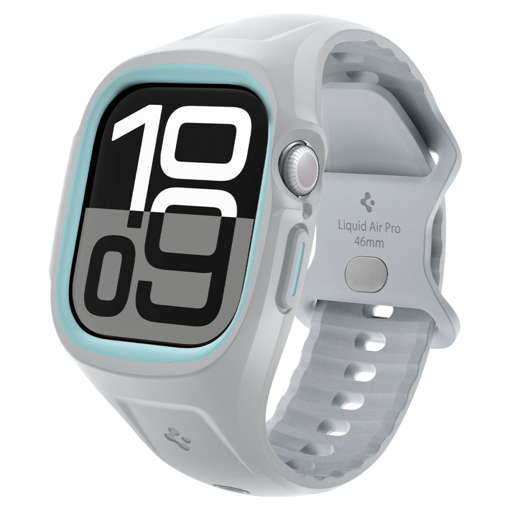 Калъф за Apple Watch 10 46mm / Watch 11 46mm - Spigen Liquid Air Pro (ACS09318) - Сив