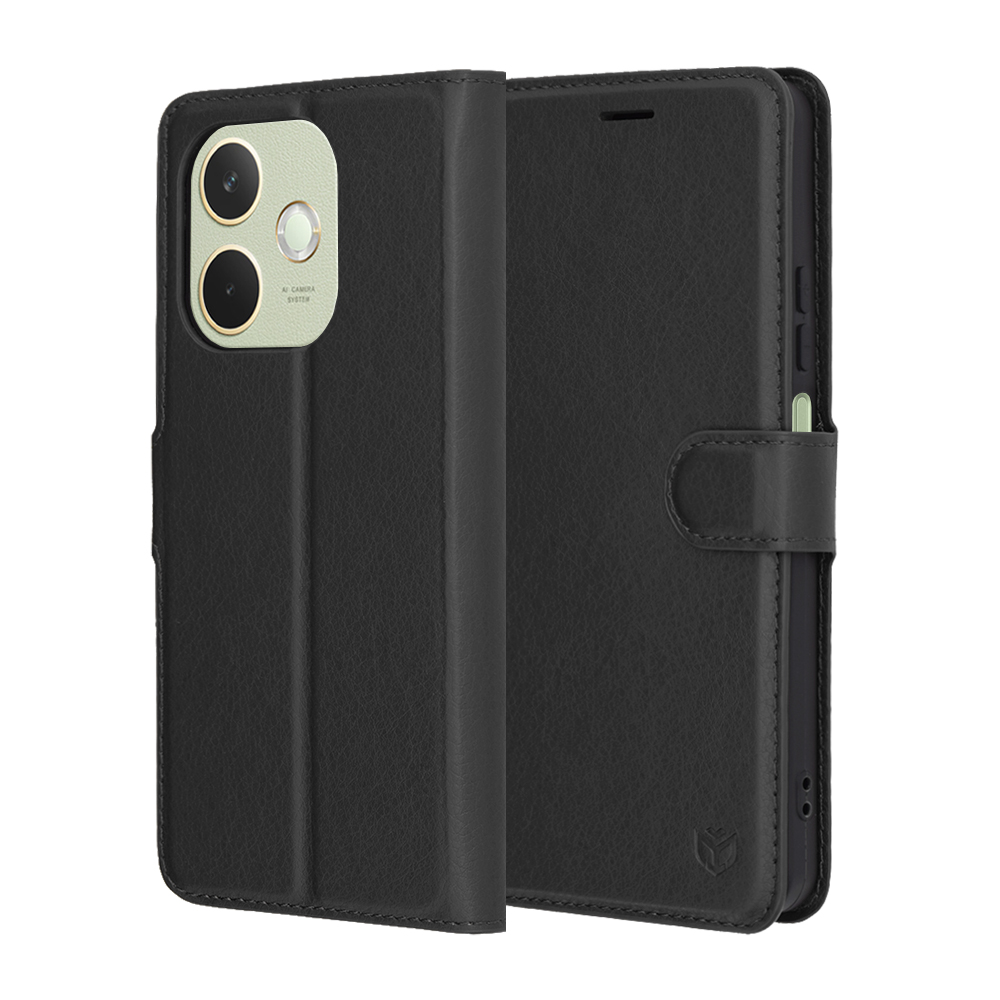 Калъф за Oppo A5 Pro 4G / A5 Pro 5G - Techsuit Leather Folio - Черен