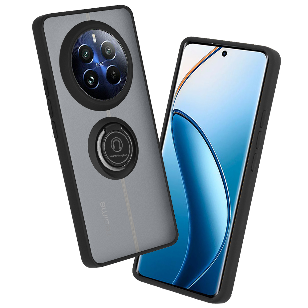 Калъф за Realme 12 Pro / 12 Pro+ - Techsuit Glinth - Черен
