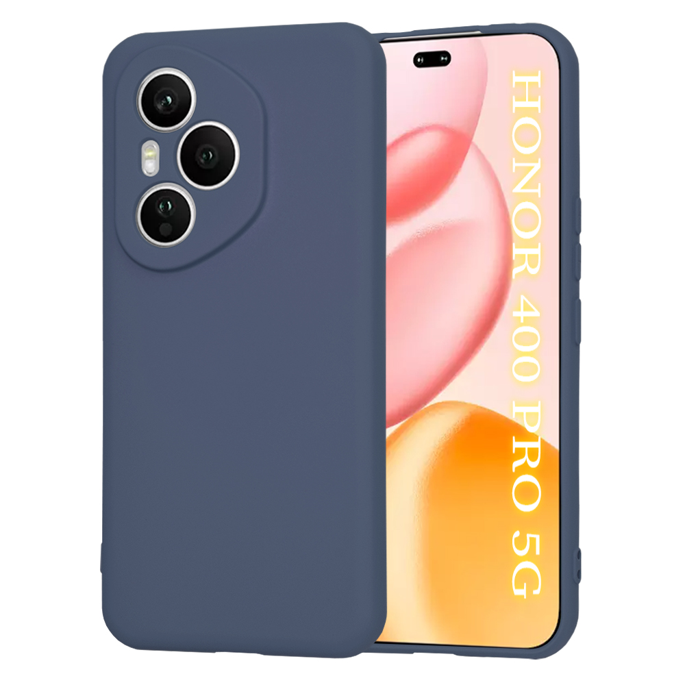 Калъф за Honor 400 Pro - Techsuit SoftFlex - Тъмносин Син