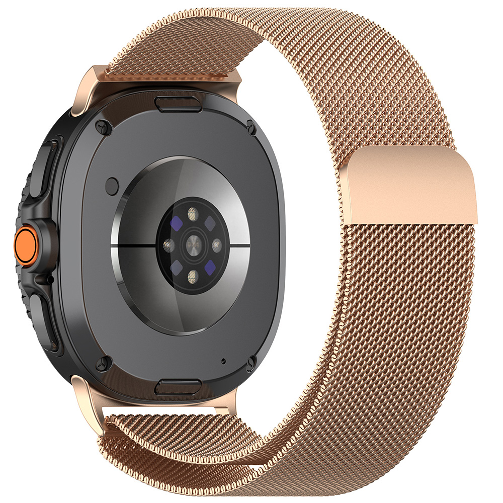 Каишка за Samsung Galaxy Watch8 40 мм/Watch8 44 мм/Watch8 Classic - Techsuit Каишка за часовник 22 мм (W009) - розово злато