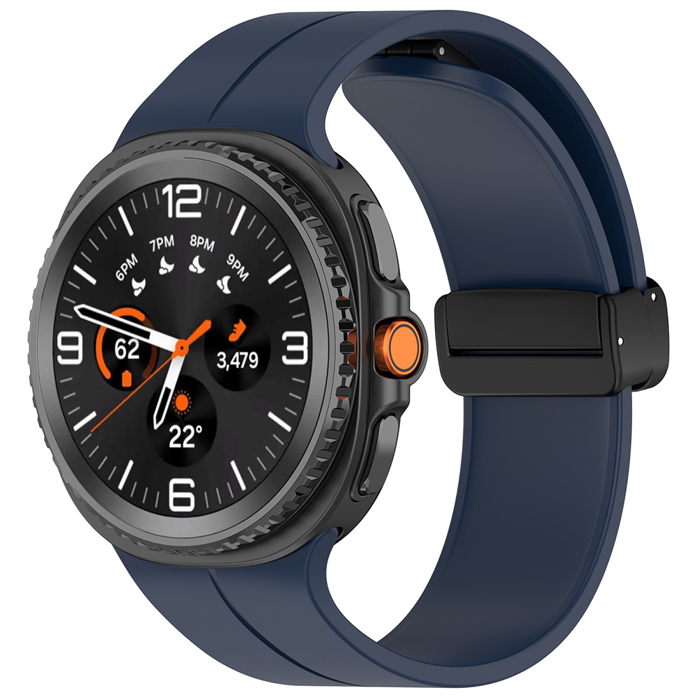 Каишка за Samsung Galaxy Watch8 40mm/Watch8 44mm/Watch8 Classic - Techsuit Watchband (W011) - Тъмносин Син