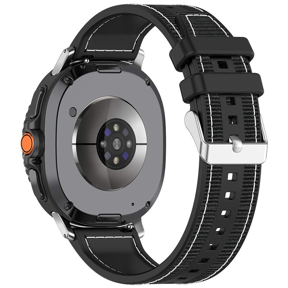 Каишка за Samsung Galaxy Watch8 40mm/Watch8 44mm/Watch8 Classic - Techsuit Watchband (W051) - Черен
