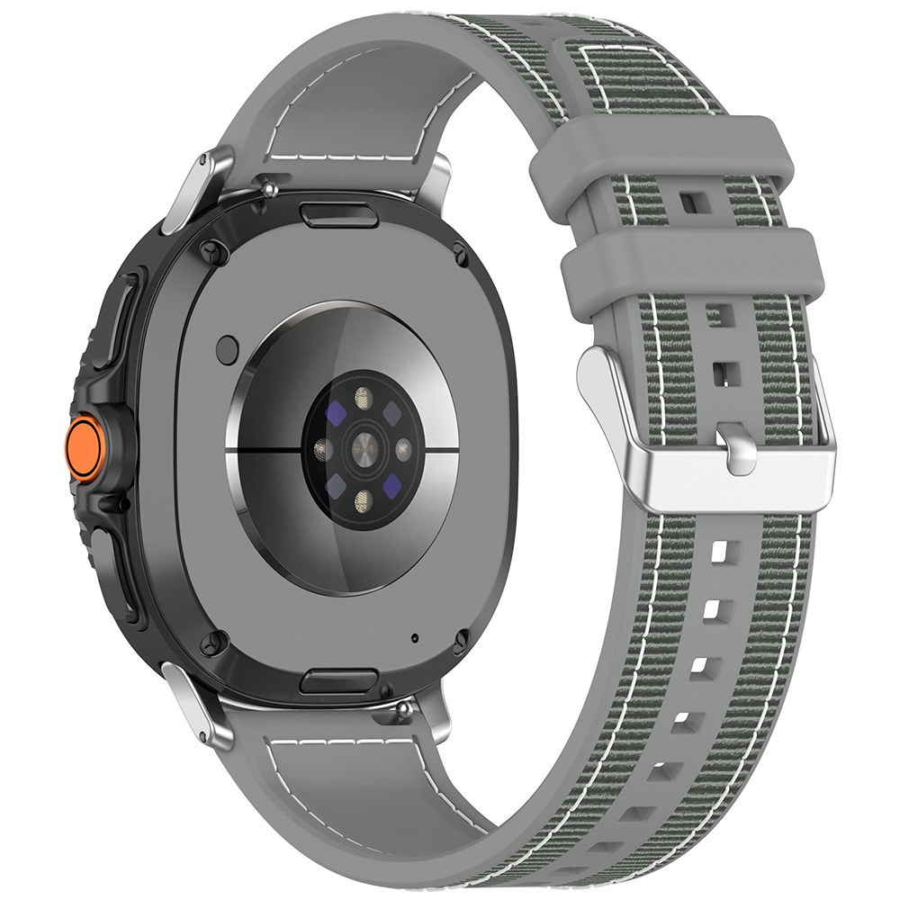 Каишка за Samsung Galaxy Watch8 40mm/Watch8 44mm/Watch8 Classic - Techsuit Watchband (W051) - Сив
