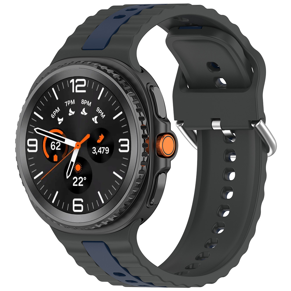 Каишка за Samsung Galaxy Watch8 40mm/Watch8 44mm/Watch8 Classic - Techsuit Watchband (W078) - Shadow Сив