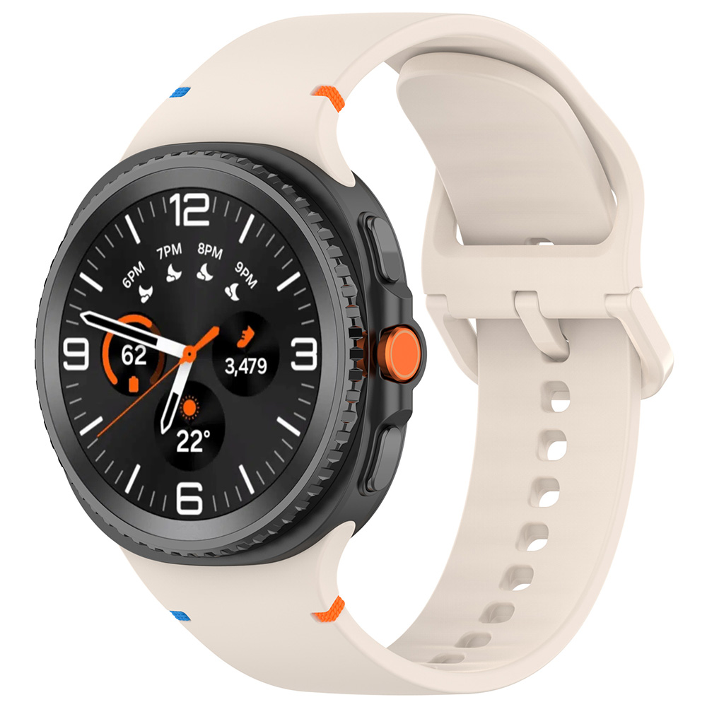 Каишка за Samsung Galaxy Watch8 40 мм/Watch8 44 мм/Watch8 Classic - Techsuit Каишка за часовник (W079) - Кашмирен крем