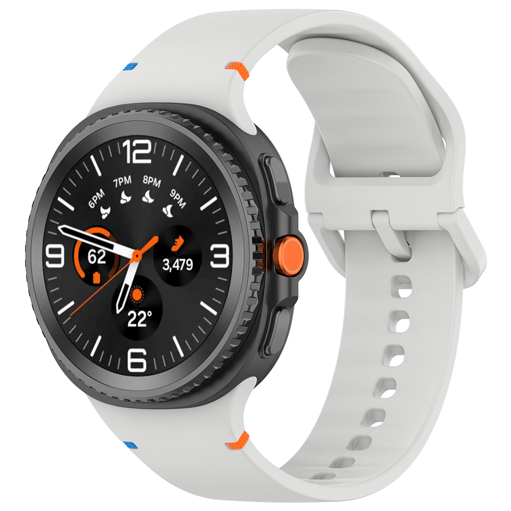 Каишка за Samsung Galaxy Watch8 40mm/Watch8 44mm/Watch8 Classic - Techsuit Watchband (W079) - Сив