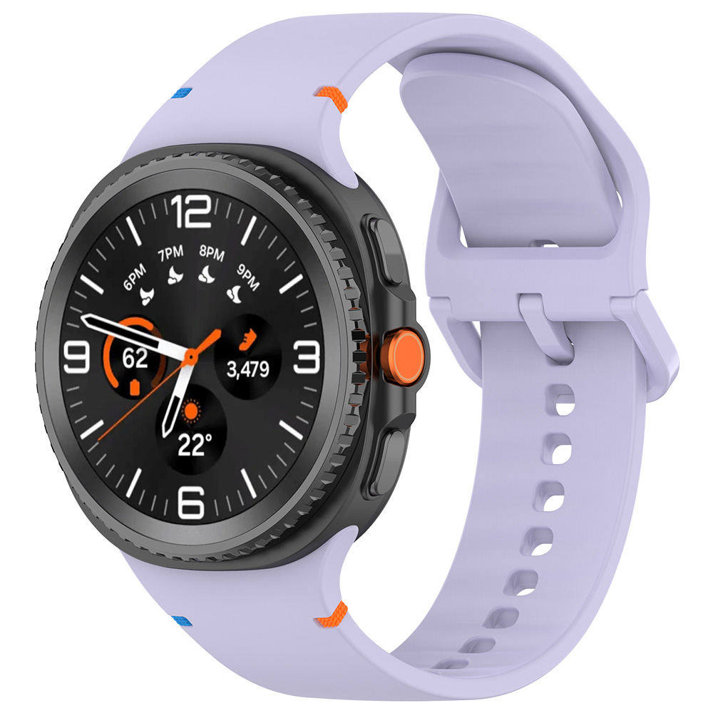 Каишка за Samsung Galaxy Watch8 40 мм/Watch8 44 мм/Watch8 Classic - Techsuit Каишка за часовник (W079) - Бледо люляк