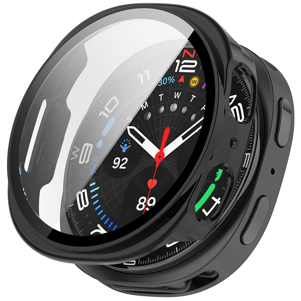 Калъф за Samsung Galaxy Watch8 40mm + калъф - Techsuit Defense360 Pro - матово черен