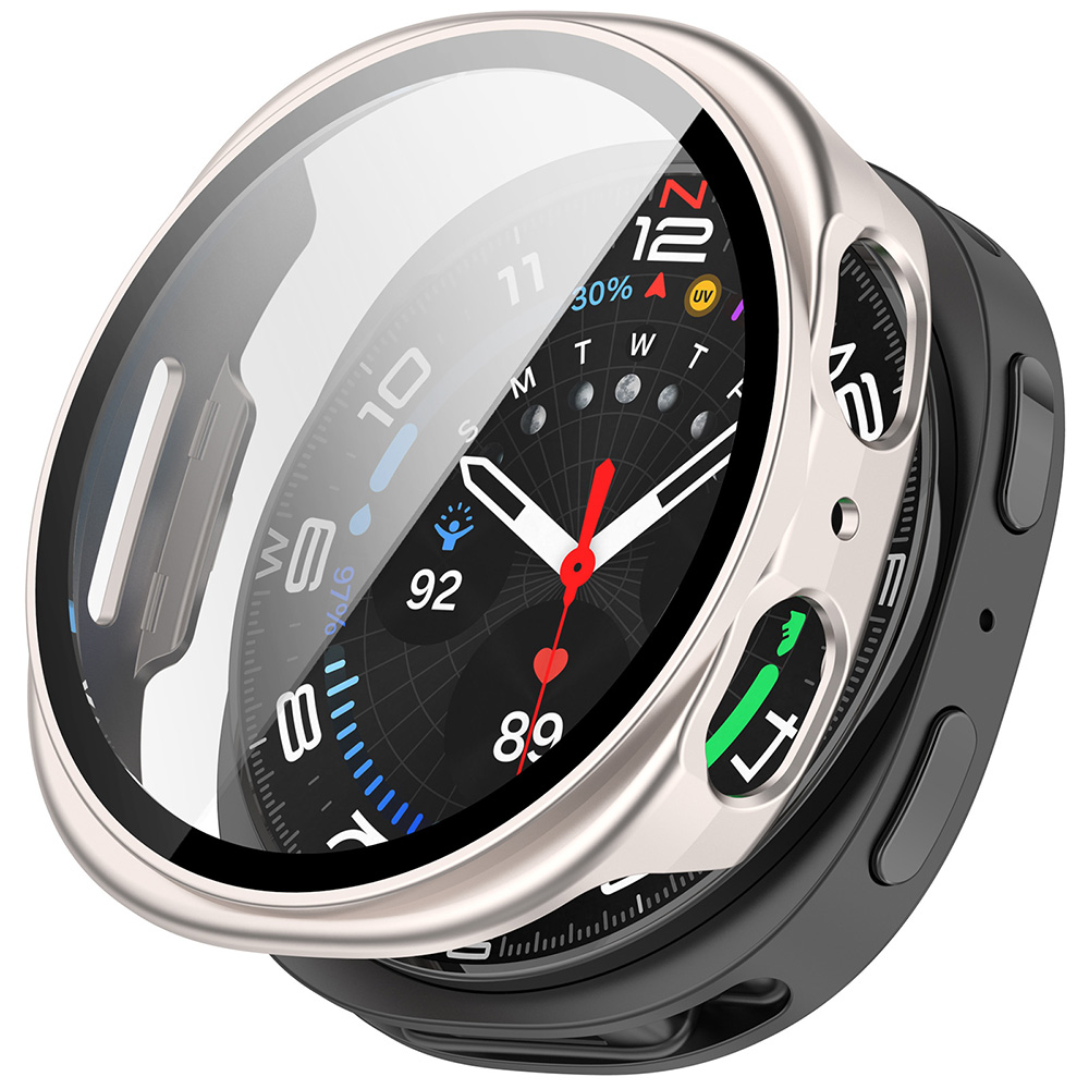 Калъф за Samsung Galaxy Watch8 44mm + калъф - Techsuit Defense360 Pro - Pearl