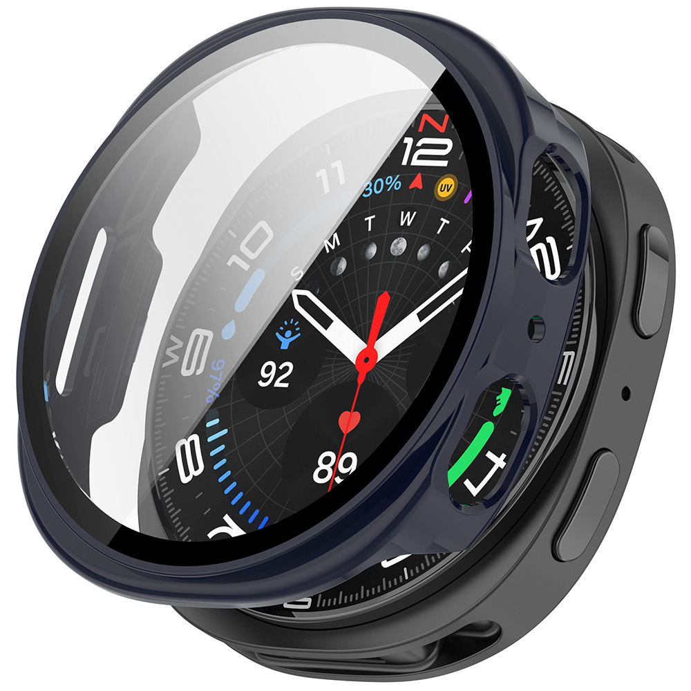 Калъф за Samsung Galaxy Watch8 40mm + калъф - Techsuit Defense360 Pro - Oxford Син