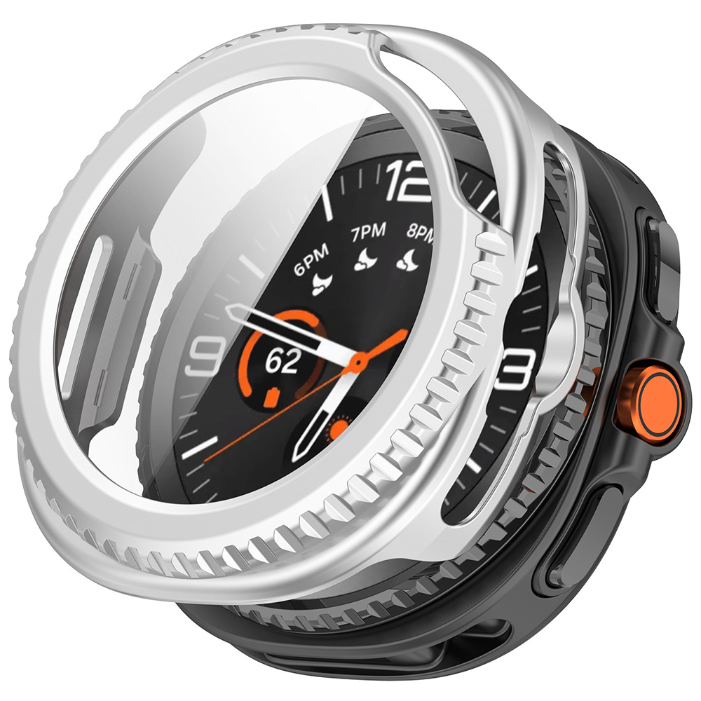 Калъф за Samsung Galaxy Watch8 Classic + калъф - Techsuit Defense360 Pro - Сребрист