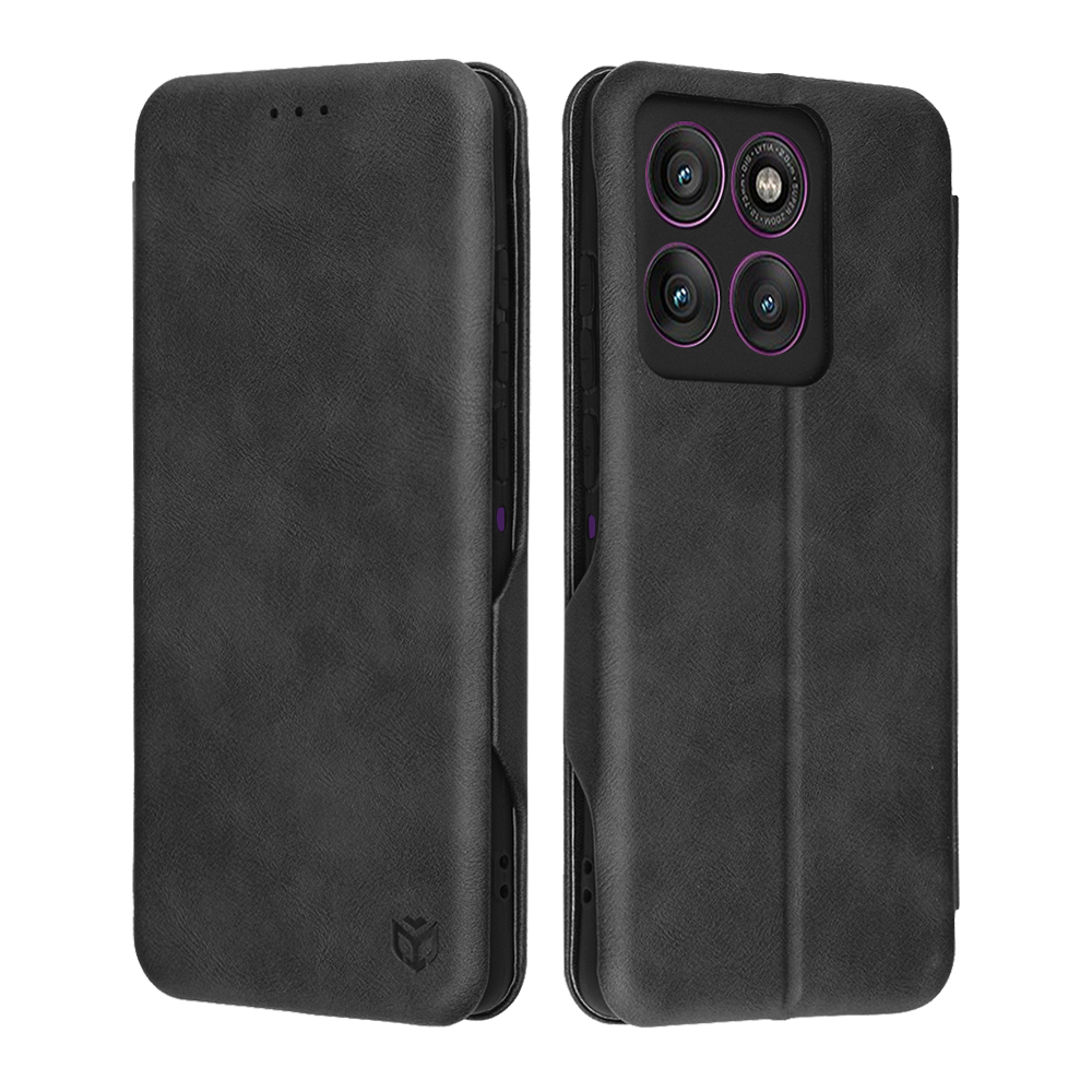 Калъф за Motorola Edge 60 Pro - Techsuit Safe Wallet Plus - Черен