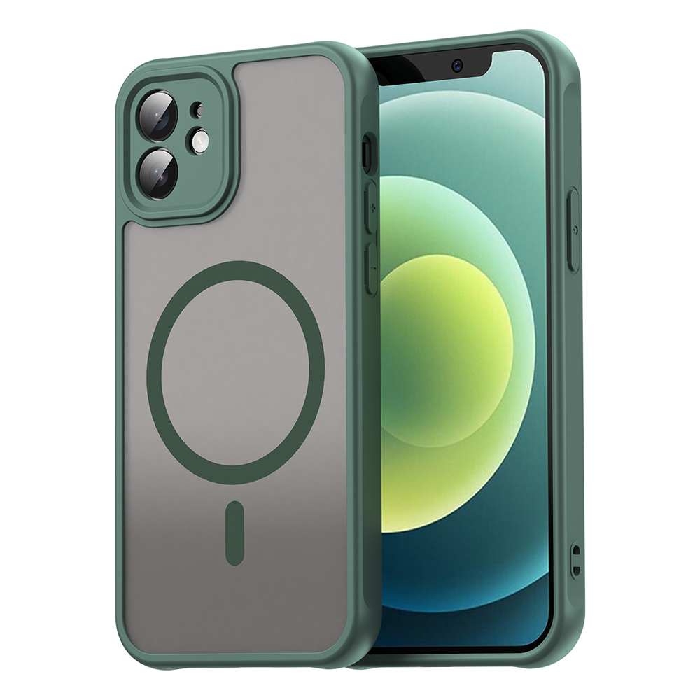 Калъф за iPhone 12 - Techsuit HaloFrost II MagSafe - Зелен