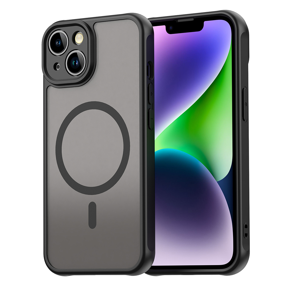 Калъф за iPhone 13 - Techsuit HaloFrost II MagSafe - Черен