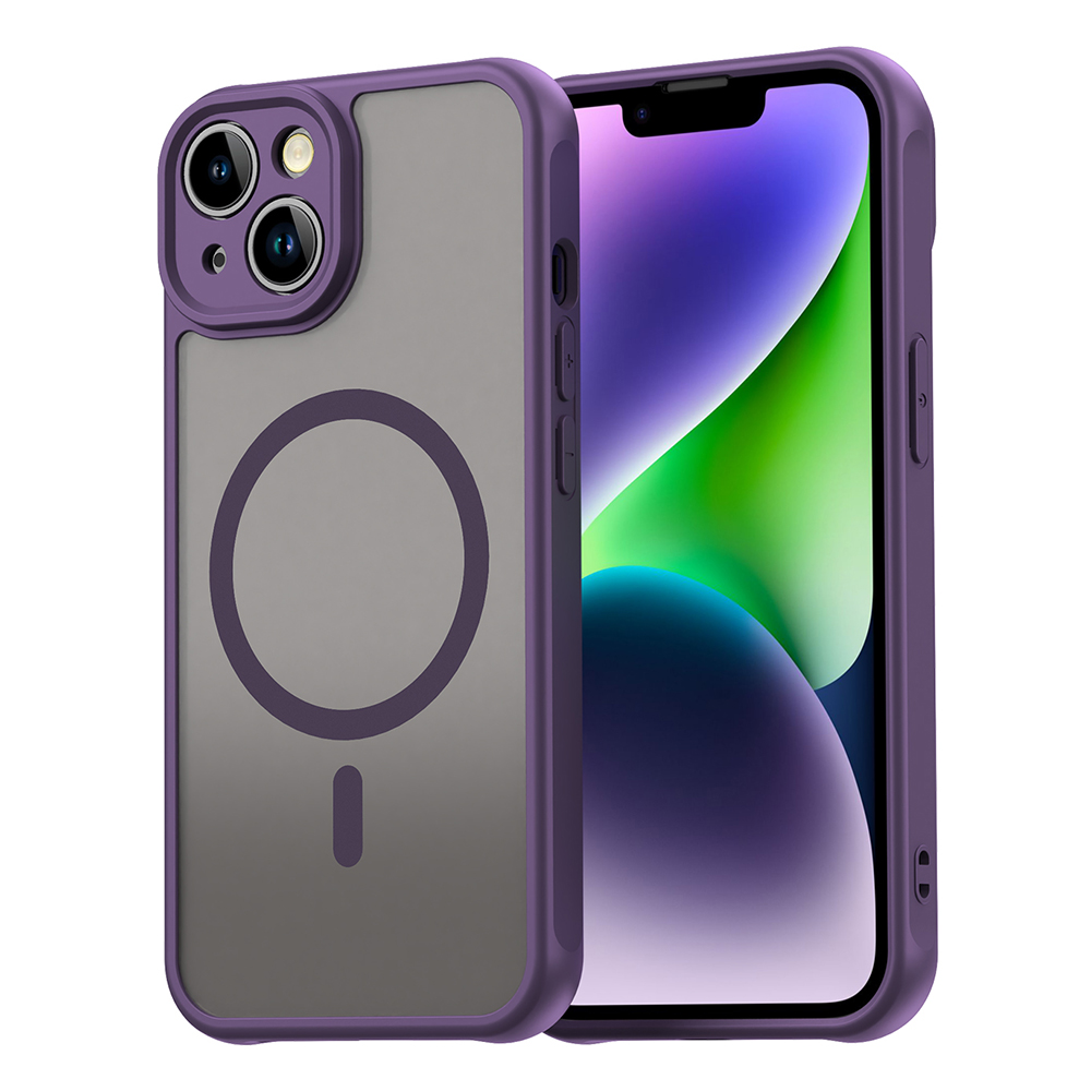 Калъф за iPhone 13 - Techsuit HaloFrost II MagSafe - Лилав