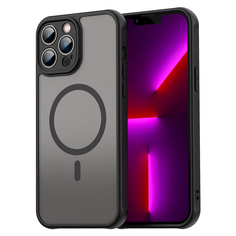 Калъф за iPhone 13 Pro Max - Techsuit HaloFrost II MagSafe - Черен