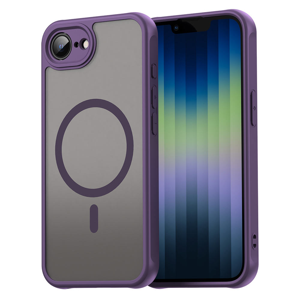 Калъф за iPhone 16e / iPhone 17e - Techsuit HaloFrost II MagSafe - Лилав