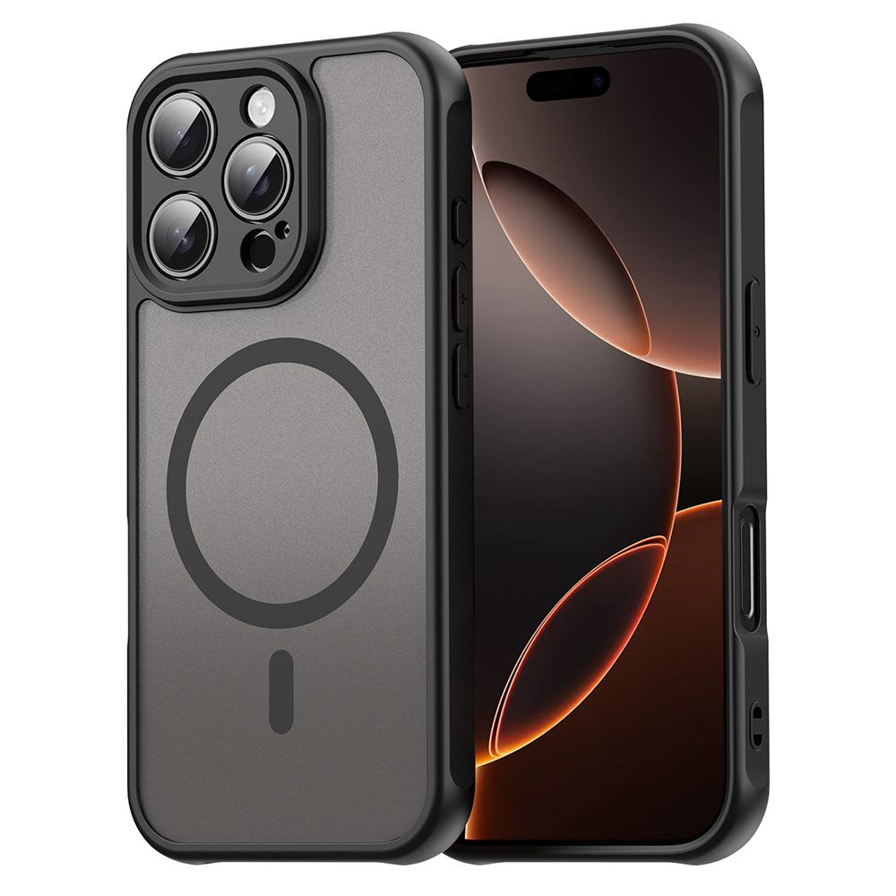 Калъф за iPhone 16 Pro - Techsuit HaloFrost II MagSafe - Черен