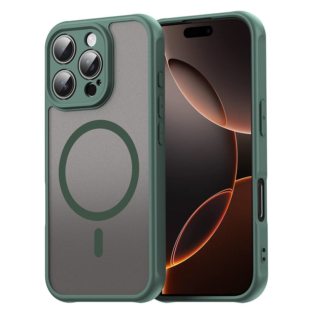 Калъф за iPhone 16 Pro - Techsuit HaloFrost II MagSafe - Зелен